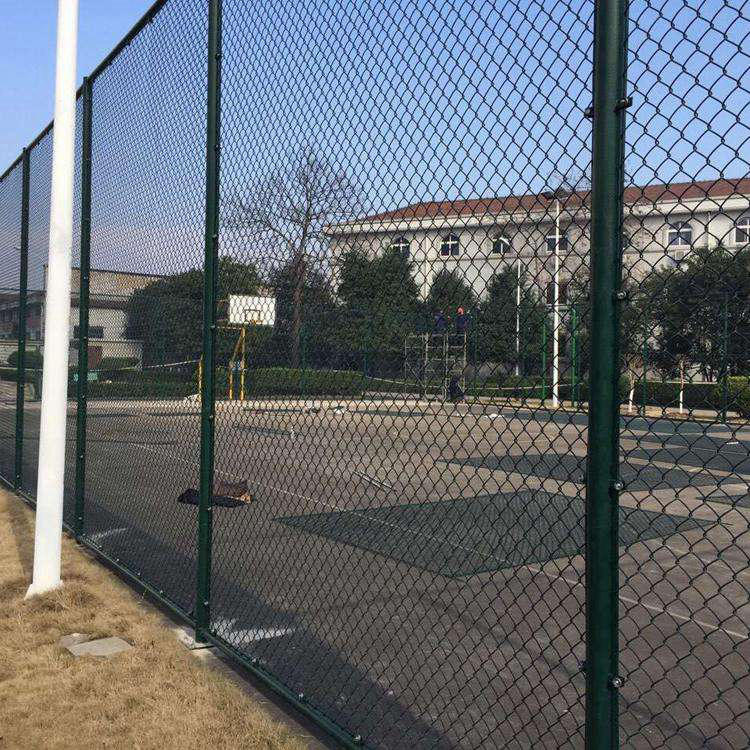 學校勾花網籃球場